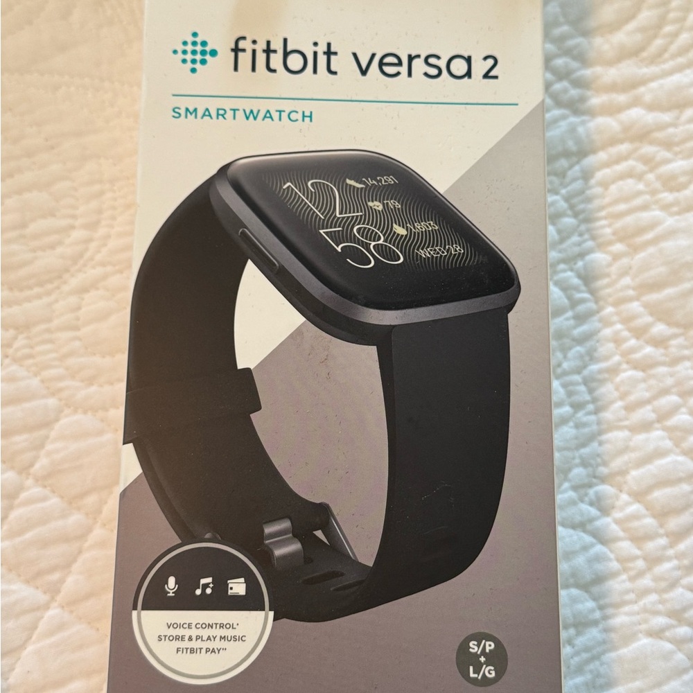 fitbit Versa 2 Smartwatch - Black